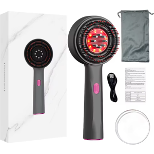 Electric Massage Comb Vibration Red Light Therapy Hair Growth Scalp Brush Electric Massage Comb Vibration Red Light Therapy Hair Growth Scalp Brush