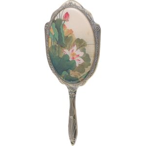 Beaupretty Vintage Handheld Mirror Cosmetic Mirror With Handle Makeup Hand Mirr Beaupretty Vintage Handheld Mirror Cosmetic Mirror With Handle Makeup Hand Mirr