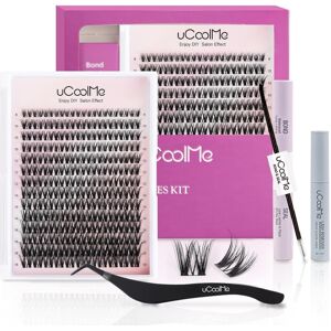 Ucoolme Flora Lash Clusters Kit 8-18mm Hybrid Volume Wispy Eyelash Clusters Kit Ucoolme Flora Lash Clusters Kit 8-18mm Hybrid Volume Wispy Eyelash Clusters Kit