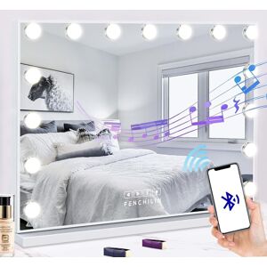 Does Not Apply Fenchilin Vanity Mirror With Lights Bluetooh Speaker Hollywood Mirror With 15 3 Does Not Apply Fenchilin Vanity Mirror With Lights Bluetooh Speaker Hollywood Mirror With 15 3