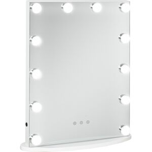 Homcom Hollywood Makeup Mirror With Led Light Dimmer Cosmetic Beauty Stage Homcom Hollywood Makeup Mirror With Led Light Dimmer Cosmetic Beauty Stage