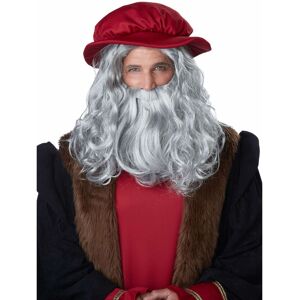 California Costume Collections Renaissance Man Leonardo Da Vinci Italian Grey Mens Costume Wig And Beard California Costume Collections Renaissance Man Leonardo Da Vinci Italian Grey Mens Costume Wig And Beard