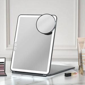 Funtouch Folding Travel Makeup Mirror With Lights, Rechargeable 1800ma Portable Funtouch Folding Travel Makeup Mirror With Lights, Rechargeable 1800ma Portable