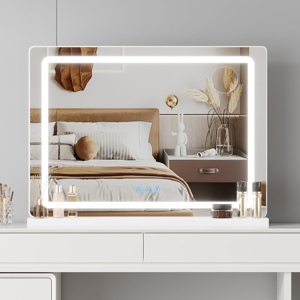 Avc Designs Hollywood Vanity Cosmetic Mirror With Led Lights, 58 X 45cm Large Makeup Mirror Avc Designs Hollywood Vanity Cosmetic Mirror With Led Lights, 58 X 45cm Large Makeup Mirror