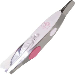 Cosmetic Club Led Tweezers In Stainless Steel With Magnifying Glass And Batteries Included Cosmetic Club Led Tweezers In Stainless Steel With Magnifying Glass And Batteries Included