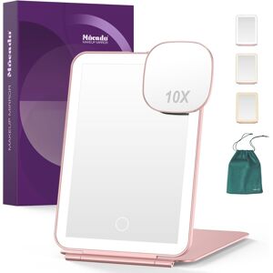 Mocado Rechargeable Travel Makeup Mirror With 72 Led Lights, 1x/10x Magnifying Mocado Rechargeable Travel Makeup Mirror With 72 Led Lights, 1x/10x Magnifying