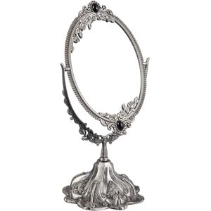 Feyarl Vintage Makeup Mirror Oval Floral Tabletop Double Side Rotating Vanity M Feyarl Vintage Makeup Mirror Oval Floral Tabletop Double Side Rotating Vanity M