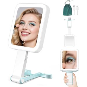 Mocado Makeup Mirror With Light, Double Sided 1x/10x Magnifying Makeup Mirror R Mocado Makeup Mirror With Light, Double Sided 1x/10x Magnifying Makeup Mirror R