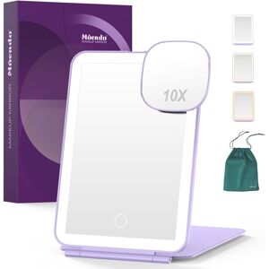 Mocado Rechargeable Travel Makeup Mirror With 72 Led Lights, 1x/10x Magnifying Mocado Rechargeable Travel Makeup Mirror With 72 Led Lights, 1x/10x Magnifying