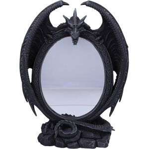Nemesis Now Scaled Reflection 29cm, Resin, Black, Dragon Tabletop Mirror, Gothi Nemesis Now Scaled Reflection 29cm, Resin, Black, Dragon Tabletop Mirror, Gothi