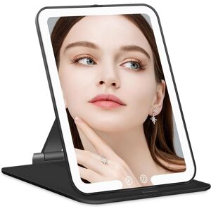 Auxmir Rechargeable Travel Vanity Mirror, Portable Makeup Mirror With 72 Led Li Auxmir Rechargeable Travel Vanity Mirror, Portable Makeup Mirror With 72 Led Li