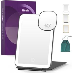 Mocado Rechargeable Travel Makeup Mirror With 72 Led Lights, 1x/10x Magnifying Mocado Rechargeable Travel Makeup Mirror With 72 Led Lights, 1x/10x Magnifying