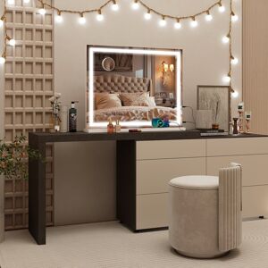 Kartols Hollywood Large Makeup Mirror Vanity Mirror 3 Color Modes Dimmable Led Light Kartols Hollywood Large Makeup Mirror Vanity Mirror 3 Color Modes Dimmable Led Light