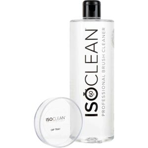 Isoclean Makeup Brush Cleaner With Dip Tray - Easy Pour Liquid Makeup Cleaner F Isoclean Makeup Brush Cleaner With Dip Tray - Easy Pour Liquid Makeup Cleaner F