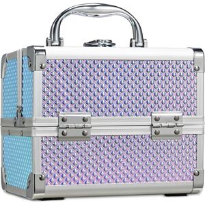 Joligrace Girls Makeup Box With Mirror Cosmetic Case Jewelry Organiser Light We Joligrace Girls Makeup Box With Mirror Cosmetic Case Jewelry Organiser Light We
