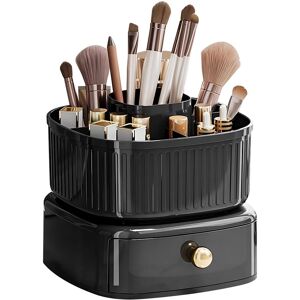 Sodial 2x( Holder Shelf With 360°rotating Makeup Organizer Tray (Black) M4n4)8078 Sodial 2x( Holder Shelf With 360°rotating Makeup Organizer Tray (Black) M4n4)8078