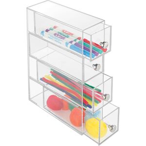 Interdesign Idesign 36560eu Makeup Organiser With Four Drawers, Sturdy Plastic Storage Box F Interdesign Idesign 36560eu Makeup Organiser With Four Drawers, Sturdy Plastic Storage Box F