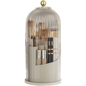 Sodial 3x(Makeup Brush Holder Storage Box 360 Rotating Storage Box With Cover8822 Sodial 3x(Makeup Brush Holder Storage Box 360 Rotating Storage Box With Cover8822