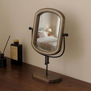 Hosoncovy Wooden Desktop Mirror With Stand Tabletop Vanity Makeup Mirror Free Standing Fo Hosoncovy Wooden Desktop Mirror With Stand Tabletop Vanity Makeup Mirror Free Standing Fo