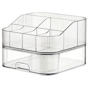 Sodial 2x(Makeup Organizer With Stackable Drawer Countertop Vanity Organizers For5943 Sodial 2x(Makeup Organizer With Stackable Drawer Countertop Vanity Organizers For5943