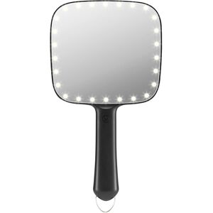 Owbia Lighted Led Handheld Mirror With Point Light, Battery-Operated Portable Makeup Owbia Lighted Led Handheld Mirror With Point Light, Battery-Operated Portable Makeup