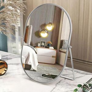 Gosider Desk Table Mirror Oval Makeup Mirror 90°swivel Metal Framed Tabletop Mirrors P Gosider Desk Table Mirror Oval Makeup Mirror 90°swivel Metal Framed Tabletop Mirrors P
