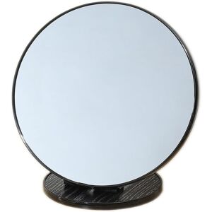 Numjeg Stand Vanity Mirror Round Black Desktop Makeup Foldable Dormitory Mirror Home B Numjeg Stand Vanity Mirror Round Black Desktop Makeup Foldable Dormitory Mirror Home B