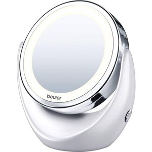 Beurer Bs49 Illuminated Vanity Mirror, Rotatable Make-Up Mirror With Normal And Beurer Bs49 Illuminated Vanity Mirror, Rotatable Make-Up Mirror With Normal And