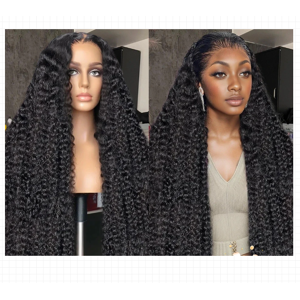 13x4 / 13x6 Women'S Deep Wave Curly Wig Transparent Lace Frontal Hair Accessory 13x4 / 13x6 Women'S Deep Wave Curly Wig Transparent Lace Frontal Hair Accessory