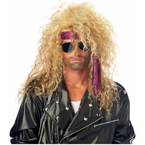 California Costume Collections Heavy Metal Rocker Blonde 1980s Hard Rock Band Men Costume Wig California Costume Collections Heavy Metal Rocker Blonde 1980s Hard Rock Band Men Costume Wig