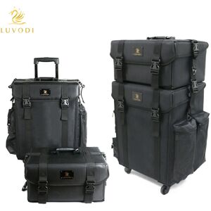 Luvodi Large Makeup Case Hairdressing Vanity Beauty Trolley Cosmetic Box Storage Luvodi Large Makeup Case Hairdressing Vanity Beauty Trolley Cosmetic Box Storage