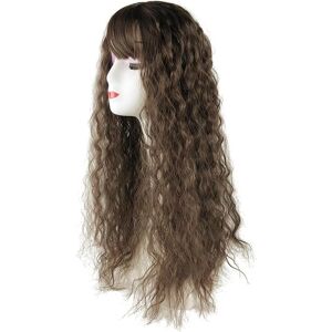 Lesafev Middle Part Clip In Forehead Hairpiece Loose Curly Topper With 3d Neat Fringe F Lesafev Middle Part Clip In Forehead Hairpiece Loose Curly Topper With 3d Neat Fringe F