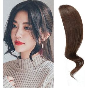 Dsoar 2pcs Wave Side Bang Real Human Hair Clip In Bangs Curly Fringe Hair Extensions( Dsoar 2pcs Wave Side Bang Real Human Hair Clip In Bangs Curly Fringe Hair Extensions(