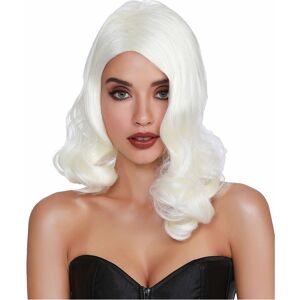 Dreamgirl Hollywood Glamour Vintage 30s 40s Golden Era Platinum Blonde Womens Costume Wig Dreamgirl Hollywood Glamour Vintage 30s 40s Golden Era Platinum Blonde Womens Costume Wig