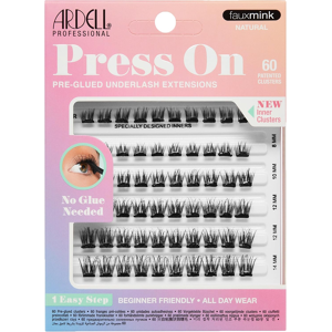 Does Not Apply Press On Pre-Glued Underlash Eyelash Extensions, Faux Mink Natural Cluster Lashe Does Not Apply Press On Pre-Glued Underlash Eyelash Extensions, Faux Mink Natural Cluster Lashe
