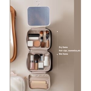.›hanging Hook Travel Toiletry Bag Travel Makeup Organizer With Mirror Portable .›hanging Hook Travel Toiletry Bag Travel Makeup Organizer With Mirror Portable