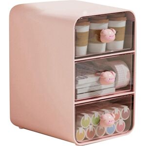 2x(3 Tiers Makeup Organizer Holder Cosmetic Storage Box, Bathroom2717 2x(3 Tiers Makeup Organizer Holder Cosmetic Storage Box, Bathroom2717