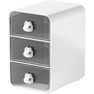 2x(3 Tiers Makeup Organizer Holder Cosmetic Storage Box, Bathroom2717 2x(3 Tiers Makeup Organizer Holder Cosmetic Storage Box, Bathroom2717