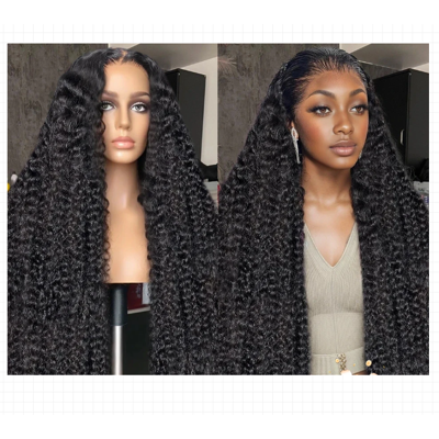 13x4 / 13x6 Women'S Deep Wave Curly Wig Transparent Lace Frontal Hair Accessory 13x4 / 13x6 Women'S Deep Wave Curly Wig Transparent Lace Frontal Hair Accessory