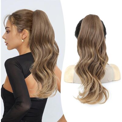 Fine Plus 20inch Ponytail Extension Curly Wave Layered Claw Clip In Ponytail Ha Fine Plus 20inch Ponytail Extension Curly Wave Layered Claw Clip In Ponytail Ha