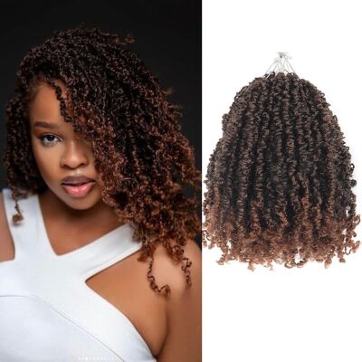 Alaleibaby 9 Packs Yanky Twist 10 Inch Crochet Hair Pre-Twisted Curly Braiding Hair Extens Alaleibaby 9 Packs Yanky Twist 10 Inch Crochet Hair Pre-Twisted Curly Braiding Hair Extens
