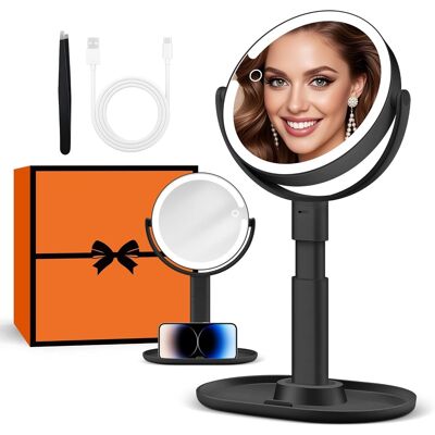 B Beauty Planet Makeup Mirror With Lights, Lighted Magnifying Mirror 30x With 3 B Beauty Planet Makeup Mirror With Lights, Lighted Magnifying Mirror 30x With 3