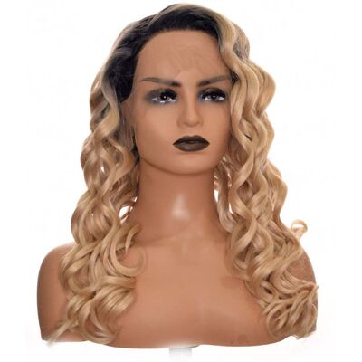 Celebwigs Caramel Ombre Blonde Curly Lace Front Wig. Larissa Wigs Celebwigs Caramel Ombre Blonde Curly Lace Front Wig. Larissa Wigs