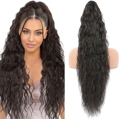 Elaogi Ponytail Extension, Claw Clip Ponytail Extensions For Women Multi Layered Curly Elaogi Ponytail Extension, Claw Clip Ponytail Extensions For Women Multi Layered Curly