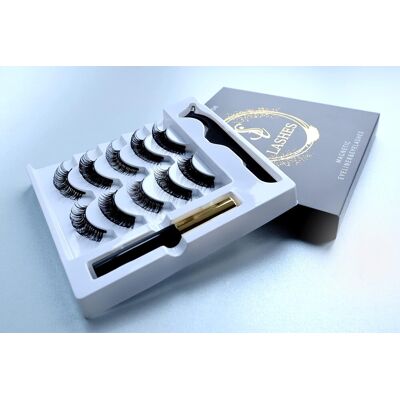 Silashes Extension Look Magnetic Eyelashes Russian Volume Eyelashes With Applicator And Silashes Extension Look Magnetic Eyelashes Russian Volume Eyelashes With Applicator And