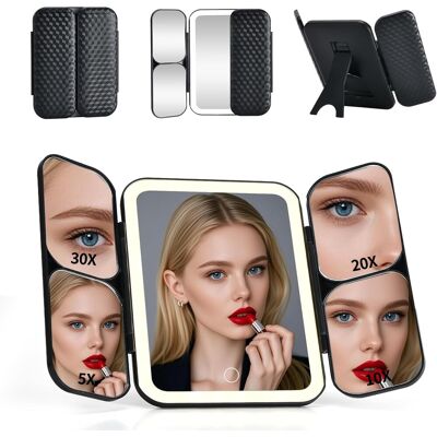 Suupvaor Vanity Makeup Mirror With Light,1x Full Face & 5x/10x/20x/30x Magnification For Suupvaor Vanity Makeup Mirror With Light,1x Full Face & 5x/10x/20x/30x Magnification For