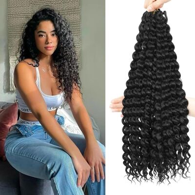 Fanwyfyu 8packs Gogo Curl Crochet Hair 22 Inch Long Wave Curly Crochet Hair For Women Pa Fanwyfyu 8packs Gogo Curl Crochet Hair 22 Inch Long Wave Curly Crochet Hair For Women Pa