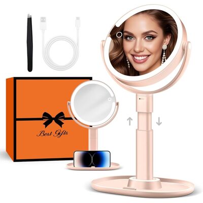 B Beauty Planet Makeup Mirror With Lights, Lighted Magnifying Mirror 30x With 3 B Beauty Planet Makeup Mirror With Lights, Lighted Magnifying Mirror 30x With 3