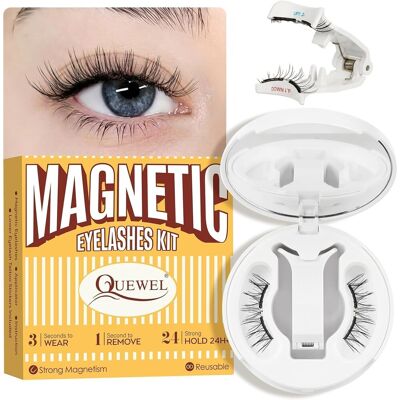 Quewel Soft Magnetic-Eyelashes With Applicator, Magnetic-Lashes With Applicator Quewel Soft Magnetic-Eyelashes With Applicator, Magnetic-Lashes With Applicator