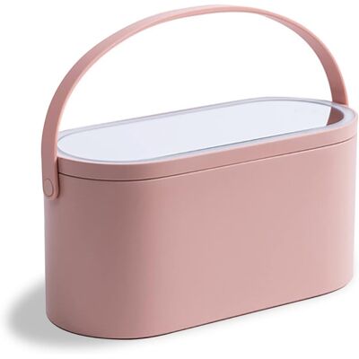 Ipalmay Multifunationl Makeup Organizer Storage Box With Led Cosmetic Mirror And Remova Ipalmay Multifunationl Makeup Organizer Storage Box With Led Cosmetic Mirror And Remova